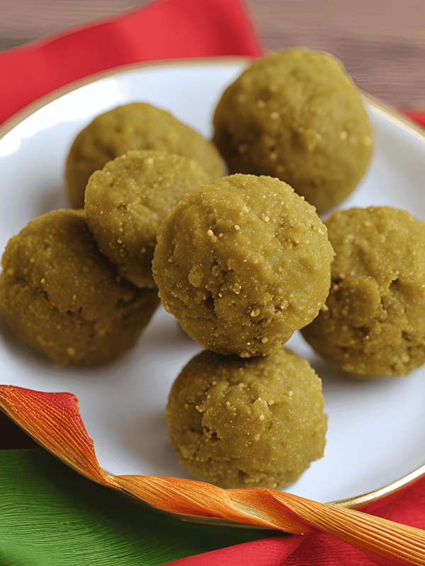 Green Gram Laddu (Brown Sugar)