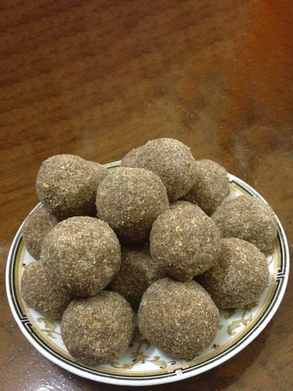 Kambu Ghee Laddu (Palm Jaggery)