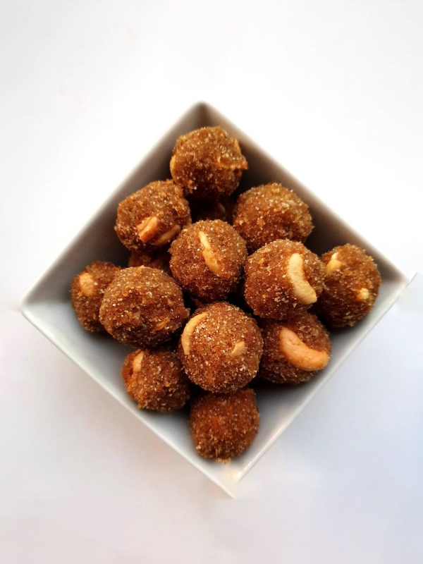 Red Rice Ghee Laddu (Palm Jaggery)